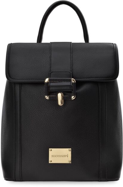 Monnari elegantní stylový dámský klasický kožený městský batoh - černý