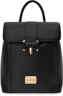 Monnari elegantní stylový dámský klasický kožený městský batoh - černý