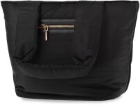 Monnari Premium velká měkká dámská klasická shopper tote bag - černá - 3