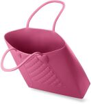 Tuhá kabelka silikonová jelly bag  - gelová - prošívaná - 5