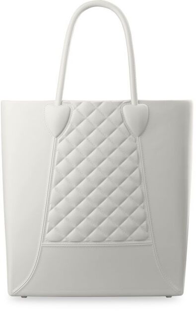 Tuhá kabelka silikonová jelly bag  - gelová - prošívaná