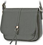 Klasická listonoška s klopou, dámská taška přes rameno s kapsami - 9