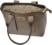 Monnari velká taška do kanceláře aktovka loď pevná shopper klasická A4 - béžová - 3