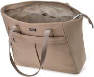 Peterson velká dámská taška prostorná shopper loďka na rameno voděodolná A4 - béžová - 4