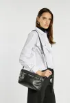 Monnari malá kabelka na popruhu sportovní taška messenger crossbody s přívěskem - černá - 5