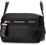 Monnari malá kabelka na popruhu sportovní taška messenger crossbody s přívěskem - černá - 4