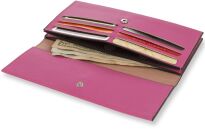 Dámská peněženka na bankovky s přihrádkami na karty elegantní - krémová - 4