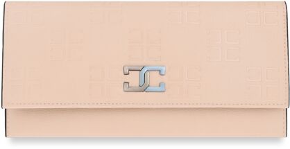 Dámská peněženka na bankovky s přihrádkami na karty elegantní - krémová