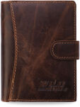 Klasická pánská horizontální peněženka stařená kůže - 2