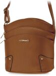 Prostorná městská crossbody kabelka s kapsami - modrá - 8