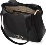 Monnari taška typu shopper velká dámská kabelka přes rameno klasická - černá - 3