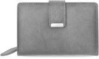 Příruční dámská peněženka s přihrádkami šedý - 2