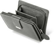 Příruční dámská peněženka s přihrádkami šedý - 3