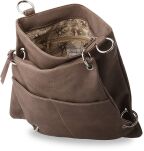 Kabelka listonoška jennifer jones 2v1 noste 2 nebo 1 - šedá - 6