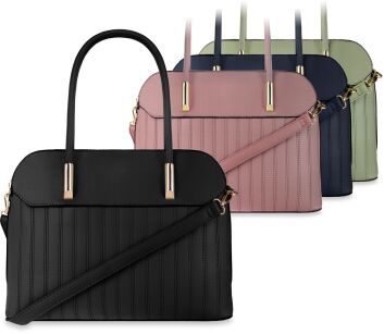 ELEGANTNÍ KABELKA DÁMSKÁ CLASICKÝ KUFŘÍK PĚKNÁ TAŠKA SHOPPER TŘI KOMORY