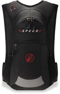 Funkční sportovní pánský batoh trekkingový pro cyklisty vodotěsný - černý