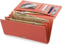 Módní teen dámská peněženka pro mladé vzor le moustache modrá - 3