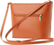 Dámská kožená crossbody kabelka italská 100% přírodní kůže – hnědá - 3