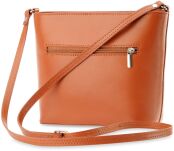 Dámská italská kabelka listonoška 100% přírodní kůže - 12