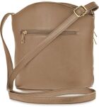 Prostorná městská crossbody kabelka s kapsami - grafitová - 12