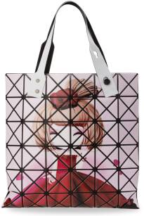 Dámská kabelka shopper bag 3d trojrozměrná růžová