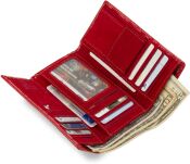 Praktická dámská peněženka na zapínání pierre cardin černá - 4