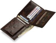 Pánská kožená peněženka pierre cardin černá - 4