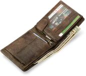Mládežnická horizontální peněženka s originálním vzorem - cash, béžová - 5