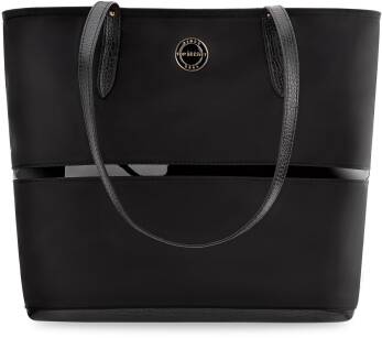 Dámská kabelka Top Secret prostorná velká nákupní taška shopper - černá