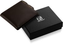 Horizontální pánská funkční peněženka, módní design hnědá - 6