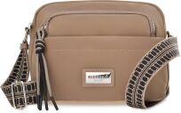 Monnari dámská taška zavěšená na popruhu kabelka pošťáčka - béžová - 2