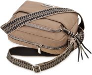 Monnari dámská taška zavěšená na popruhu kabelka pošťáčka - béžová - 4