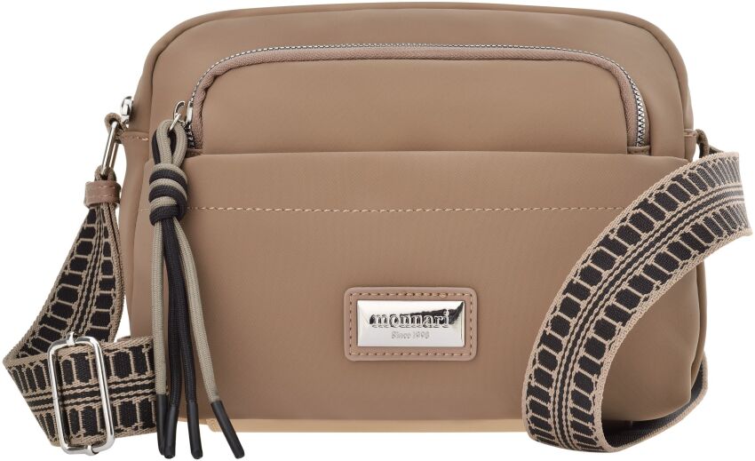 Monnari dámská taška zavěšená na popruhu kabelka pošťáčka - béžová
