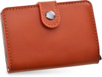 Pouzdro na vizitky dokumenty občanka peníze bankovka RFID protected - hnědé - 2