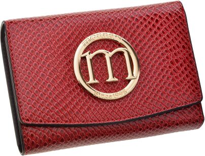 Monnari malá dámská peněženka s klopou s imitací kůže elegantní peněženka - červená