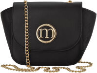 Monnari elegantní malá pevná crossbody kabelka na řetízku – černá - 6
