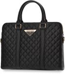 Monnari dámská kabelka na laptopa aktovka kancelářská taška prošívaná elegantní - černá - 2