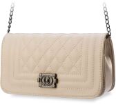 Elegantní psaníčko listonoška dámská prošívaná kabelka –červená - 2