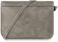 Klasická listonoška s klopou a módními doplňky - hnědá  - 3