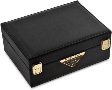 Elegantní šperkovnice monnari kosmetická taška krabička - černá