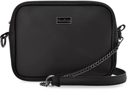 Nuubag listová kabelka perfect black klasická prostorná dámská kabelka vysoce kvalitní
