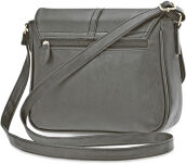 Klasická dámská crossbody kabelka s klopou a kapsami přes rameno – hnědá - 3