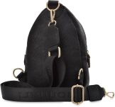 Monnari malá kabelka na telefon 2v1 crossbody batůžek dámský na jedno rameno - černý - 4