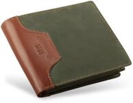 Originální dvoubarevná kožená pánská peněženka - 2