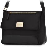 Monnari kabelka na každý den městská sportovní pošťák crossbody - černá - 5