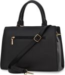 Monnari elegantní dámská kabelka pevný velký kufřík klasická taška - černá - 3