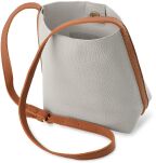 Dvoubarevná dámská kabelka taška se střapci v boho stylu - černý-hnědá - 3