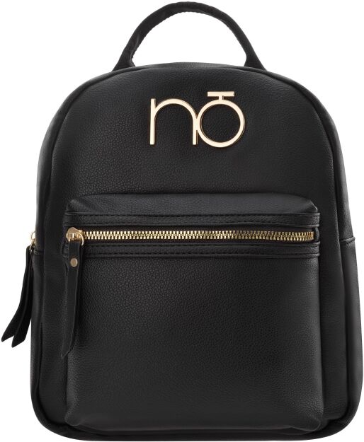 Nobo malý dámský elegantní kožený městský výletní batoh do práce - černý