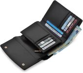 Monnari dámská peněženka ze štíhlé kůže se vzorem krokodýlí kůže - červená - 3