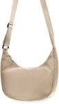 Dámská taška crossbody pošťácká lehká taška přes rameno každodenní - béžová - 3
